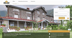 Desktop Screenshot of chevronhotels.in